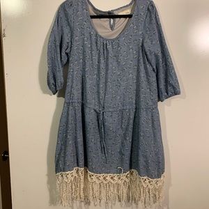 3/4 sleeve dress